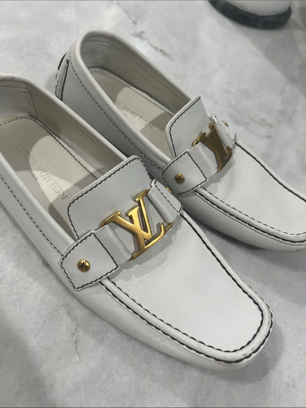 Louis Vuitton Monte Carlo Loafers Men's LV Buckle Loafers
